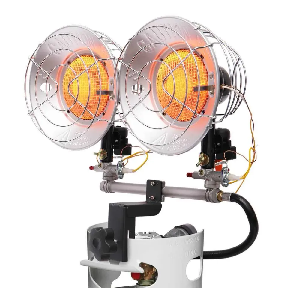 Camplux chauffage propane réservoir 30000 BTU double brûleur