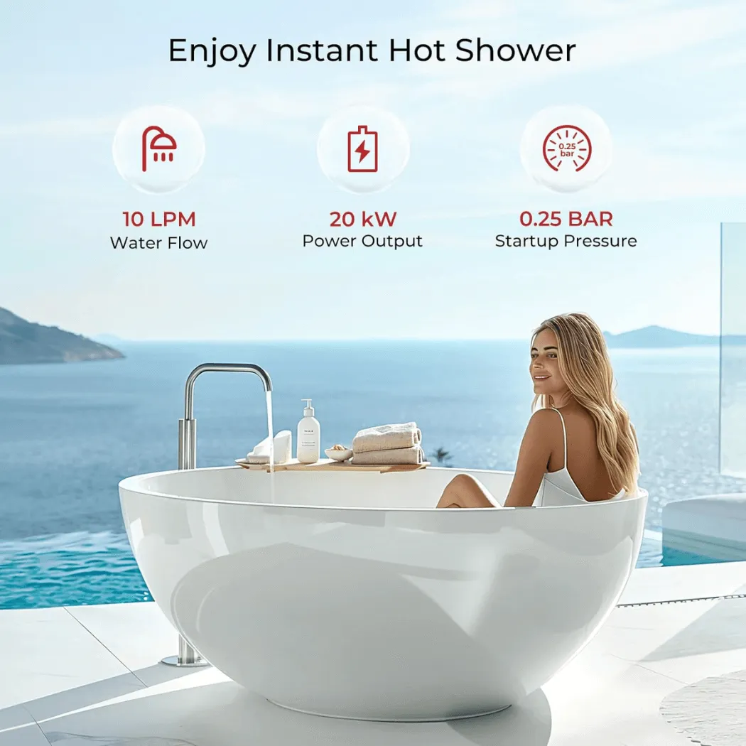 Camplux BY264 chauffe-eau gaz sans réservoir 10L 37 mbar