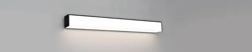 Voltman 60 cm réglette salle de bain LED noire 1250 lm IP44