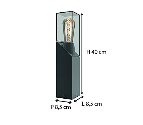 Voltman Faro VOM069351 potelet 40 cm gris E27