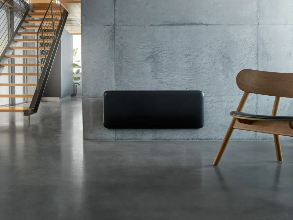 Mill Invisible Radiateur Panneau 1300W Noir Gen 4 WiFi