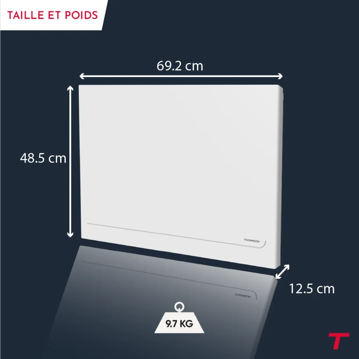 Bestherm Milla radiateur connecté céramique 1500W WiFi