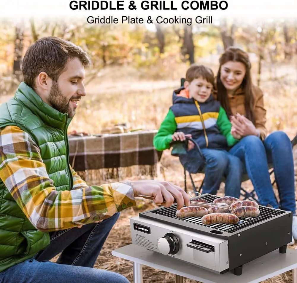 Camplux combo grill gaz four pizza 11000 BTU 17 pouces