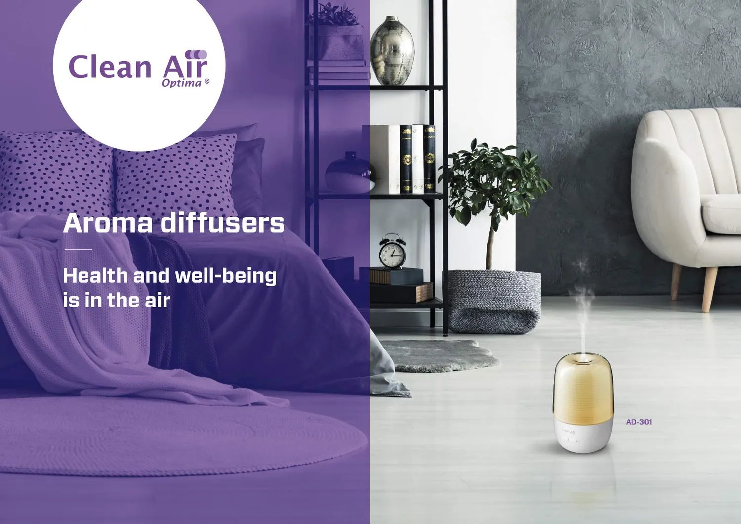 Clean Air Optima AD-301 diffuseur arômes ultrasonique