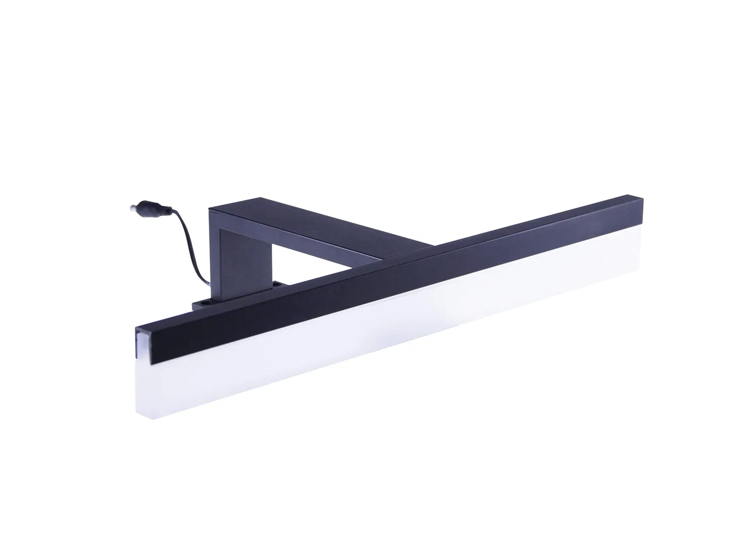 Voltman applique salle de bain 57 cm noire LED 4000K