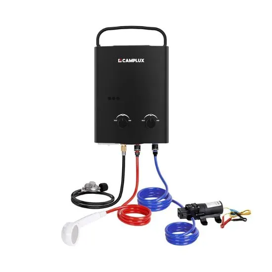 Camplux AY132 chauffe-eau propane portable noir 1,32 GPM