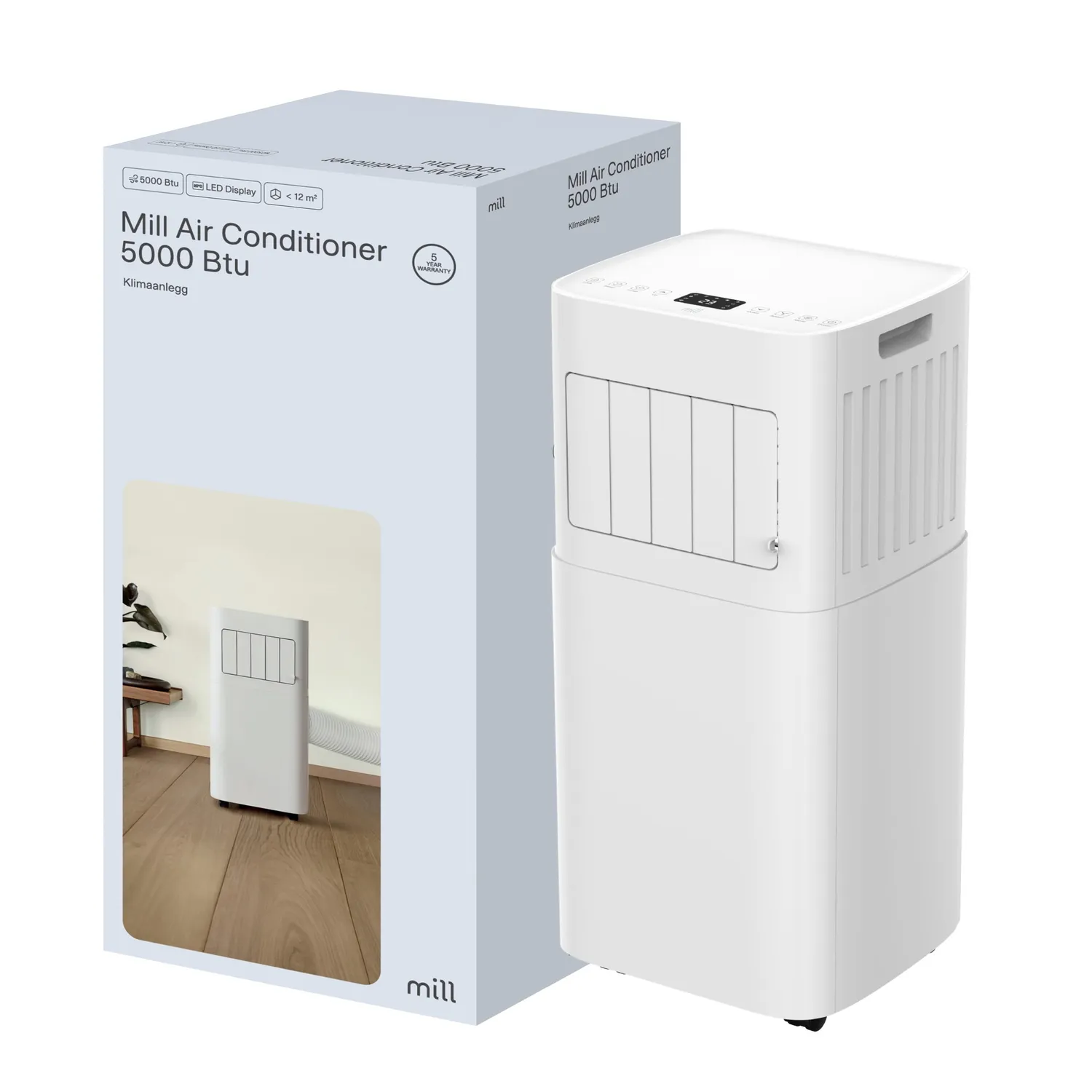 Mill Climatiseur Mobile 5000 BTU Compact