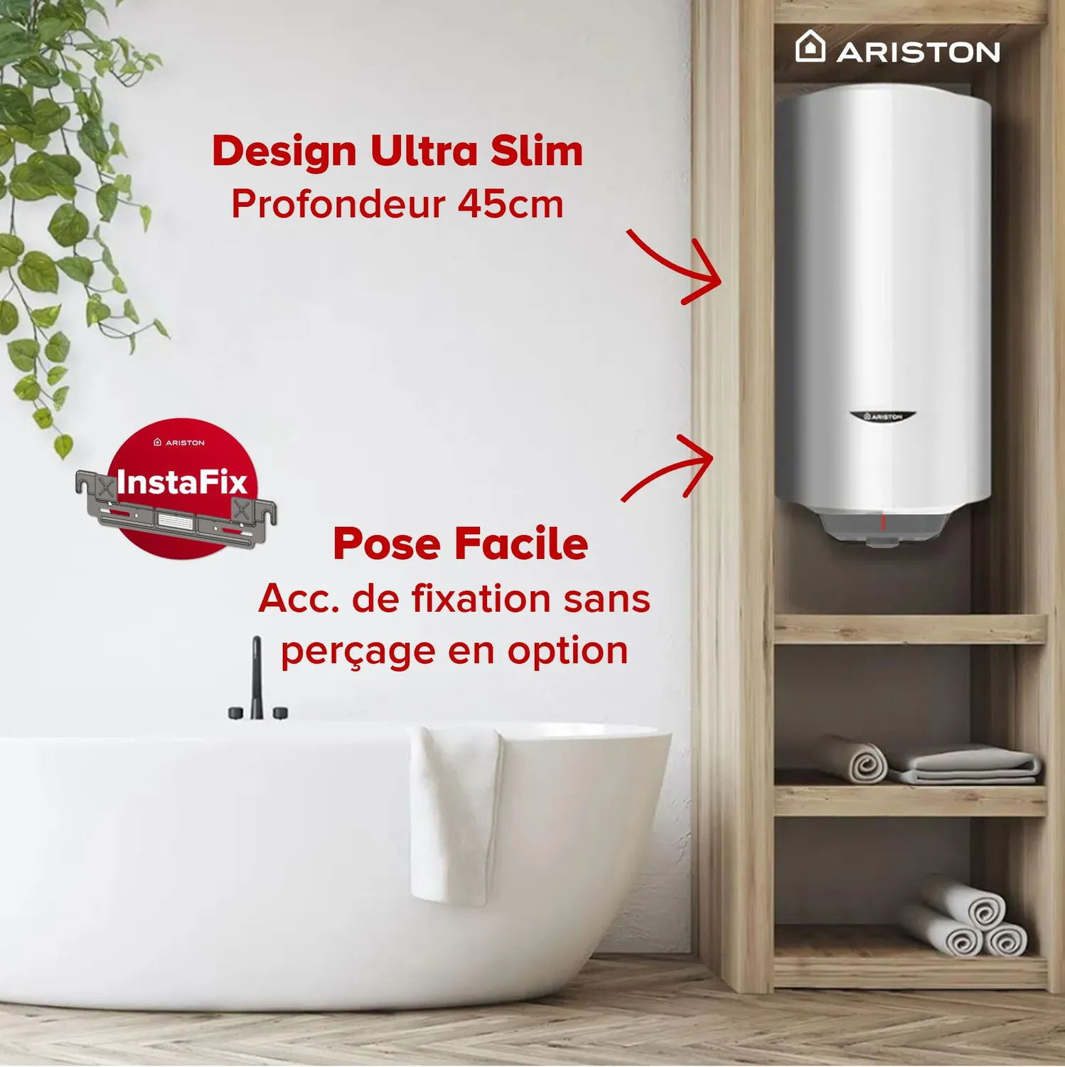 Ariston Hotpoint Pro 1 R 100 L chauffe-eau électrique résistance blindée