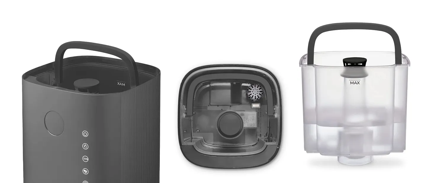 Clean Air Optima CA-605 Smart humidificateur 3,8 L titanium UVC