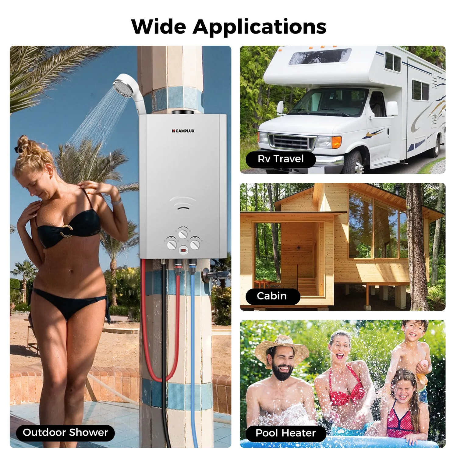 Camplux BW422G chauffe-eau propane 4,22 GPM extérieur