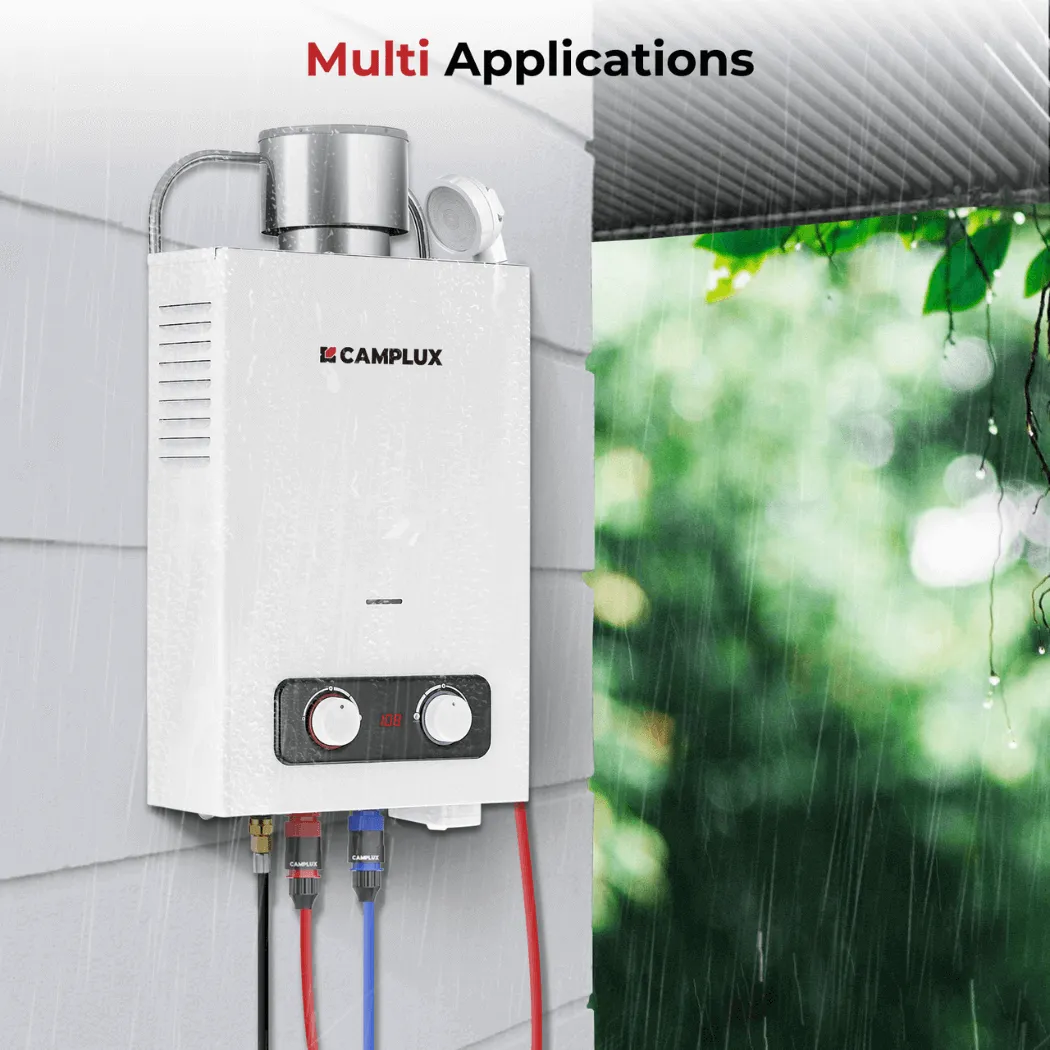 Camplux 1,58 GPM chauffe-eau propane portable 6 L/min