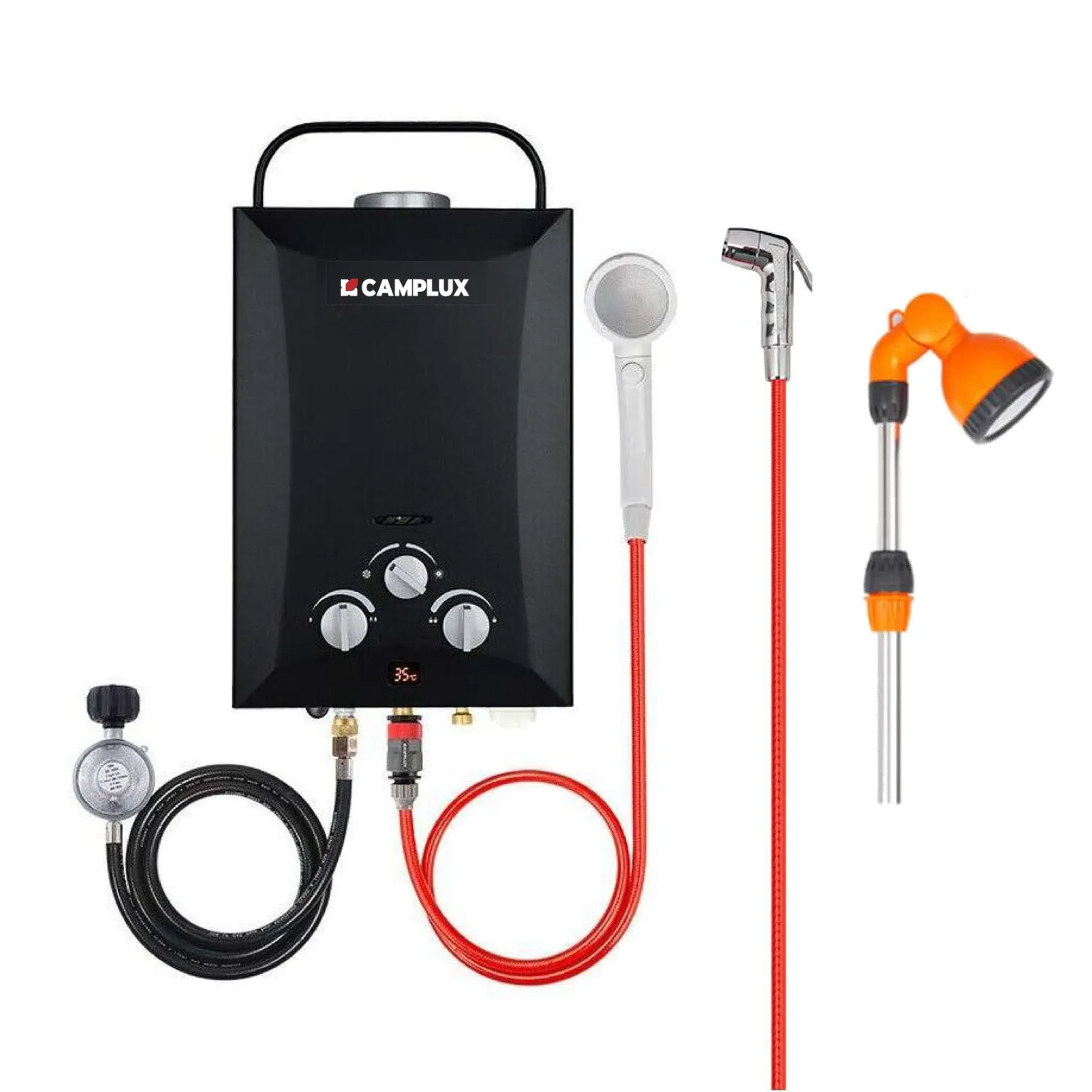 Camplux 8 L chauffe-eau gaz portable douche camping