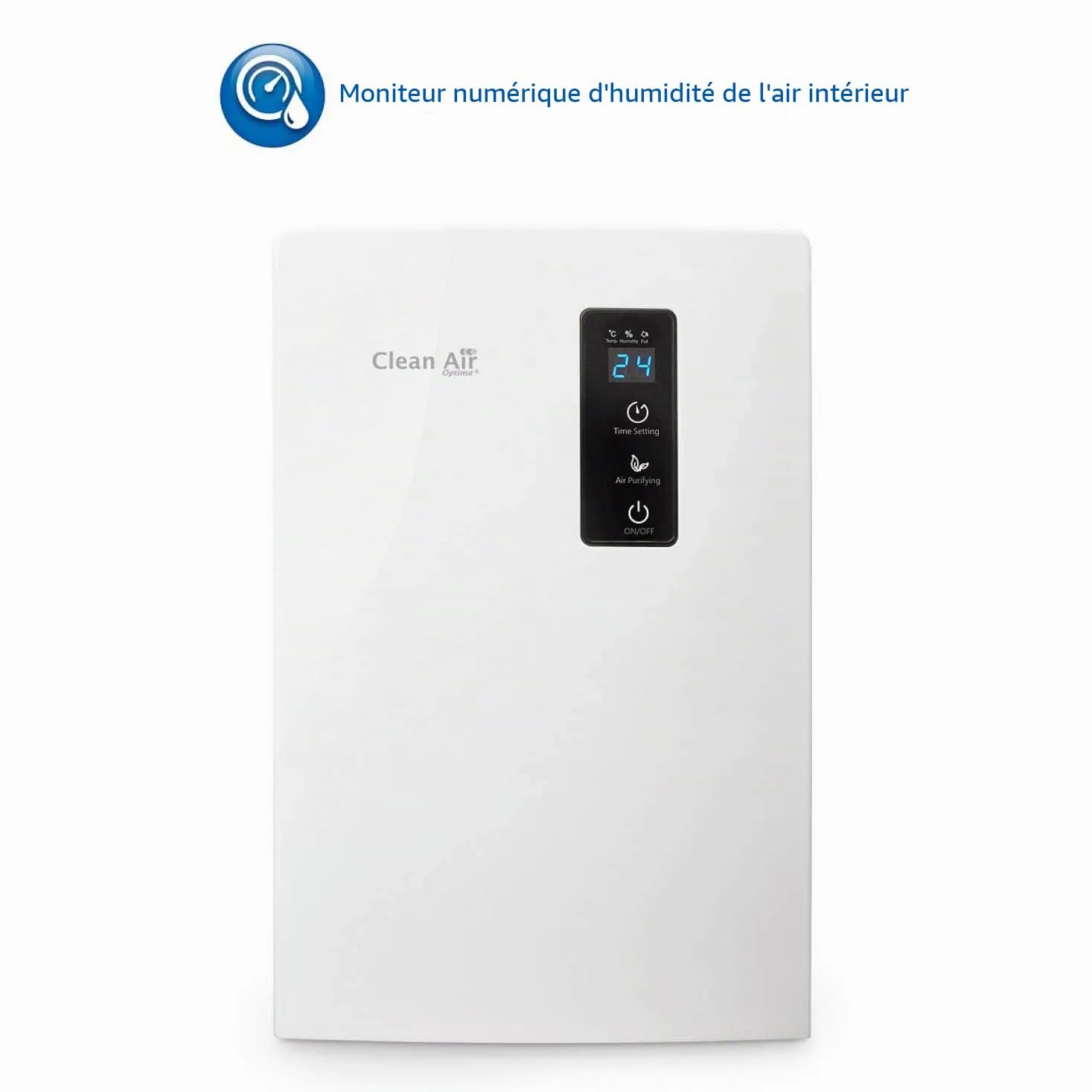 Clean Air Optima CA-703W déshumidificateur 0,7 L/jour blanc Peltier