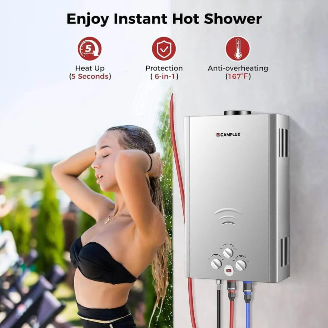 Camplux BW422G chauffe-eau propane 4,22 GPM extérieur