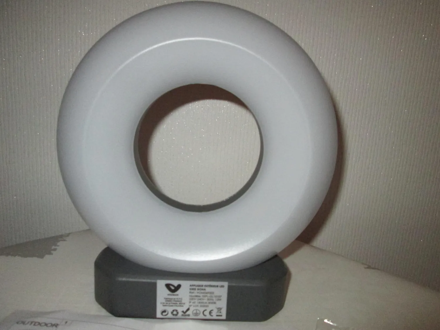 Voltman applique extérieure IP65 1300lm 3000K gris