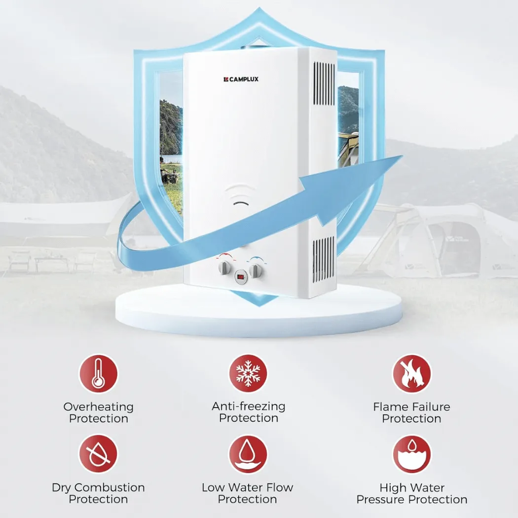 Camplux BW528 chauffe-eau gaz extérieur 20 L 5,28 GPM