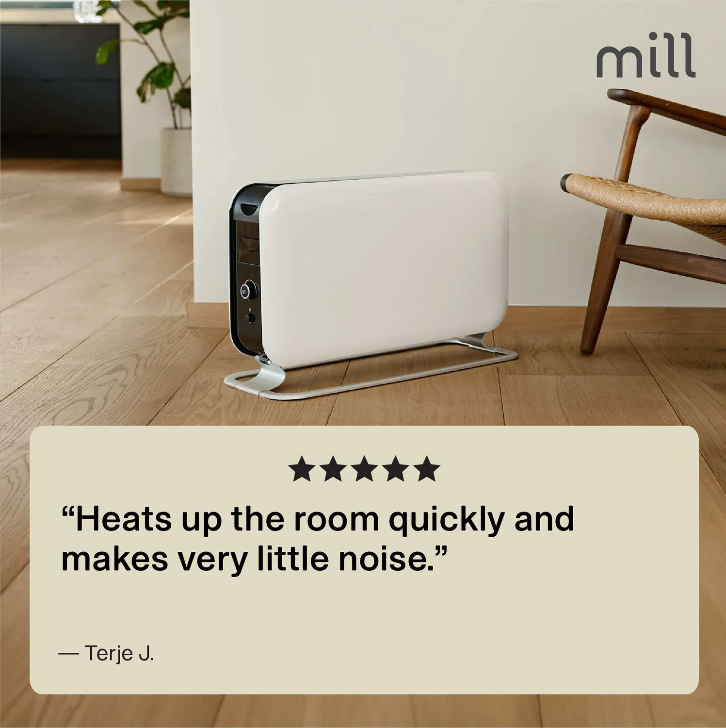 Mill Instant Max LED chauffage portable soufflant 2200W