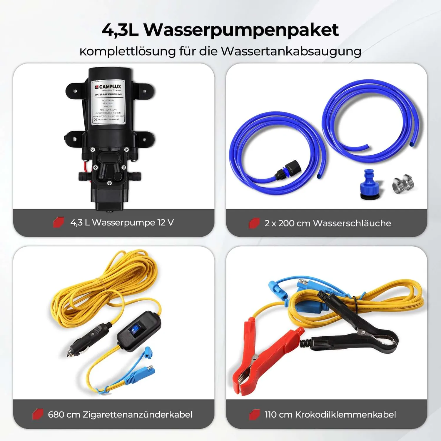 Camplux AY132P43 chauffe-eau gaz portable 5L 10kW