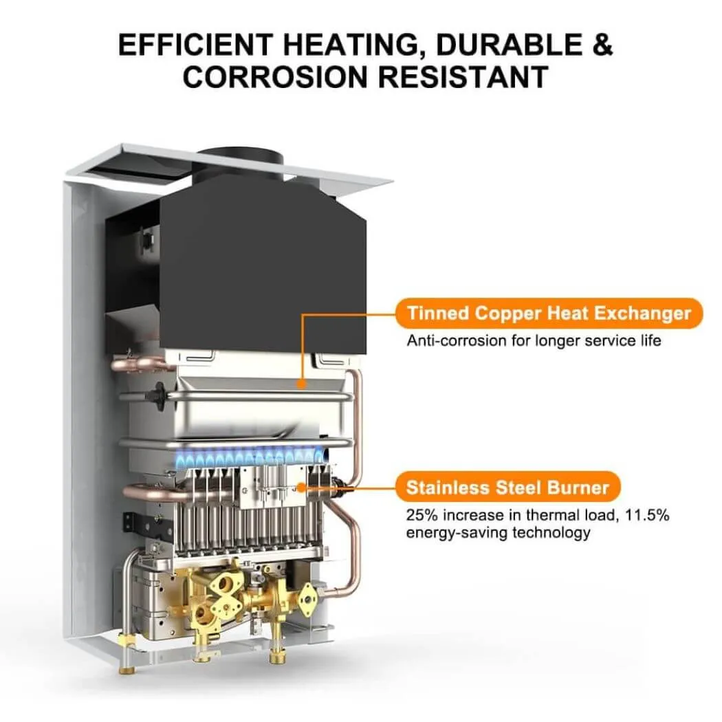 Camplux BD422 chauffe-eau gaz propane 16L 4,22 GPM