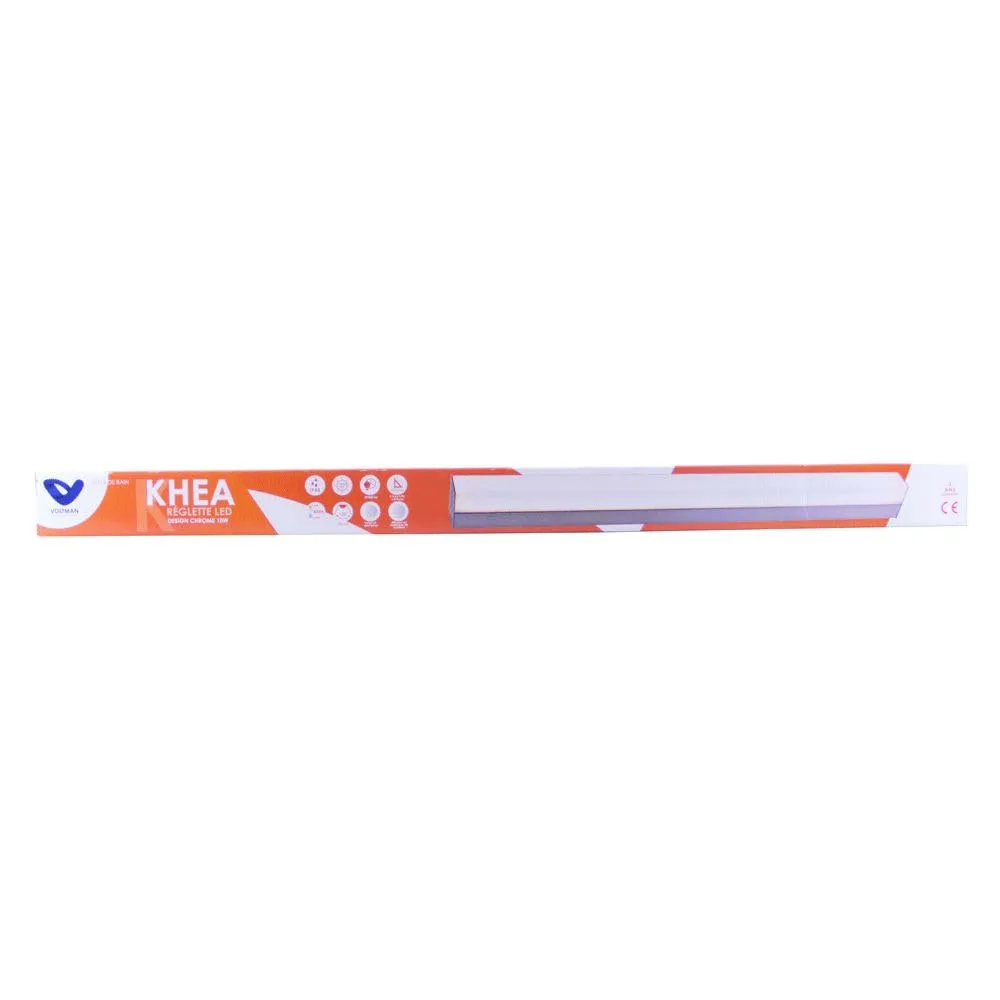 Voltman Khea réglette salle de bain 90cm chrome IP44