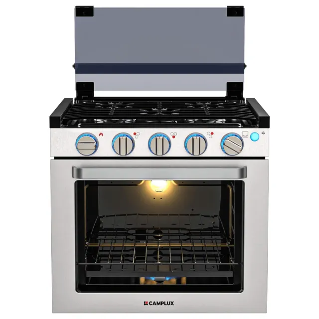 Camplux Classic 21" cuisinière gaz camping-car 3 feux + four