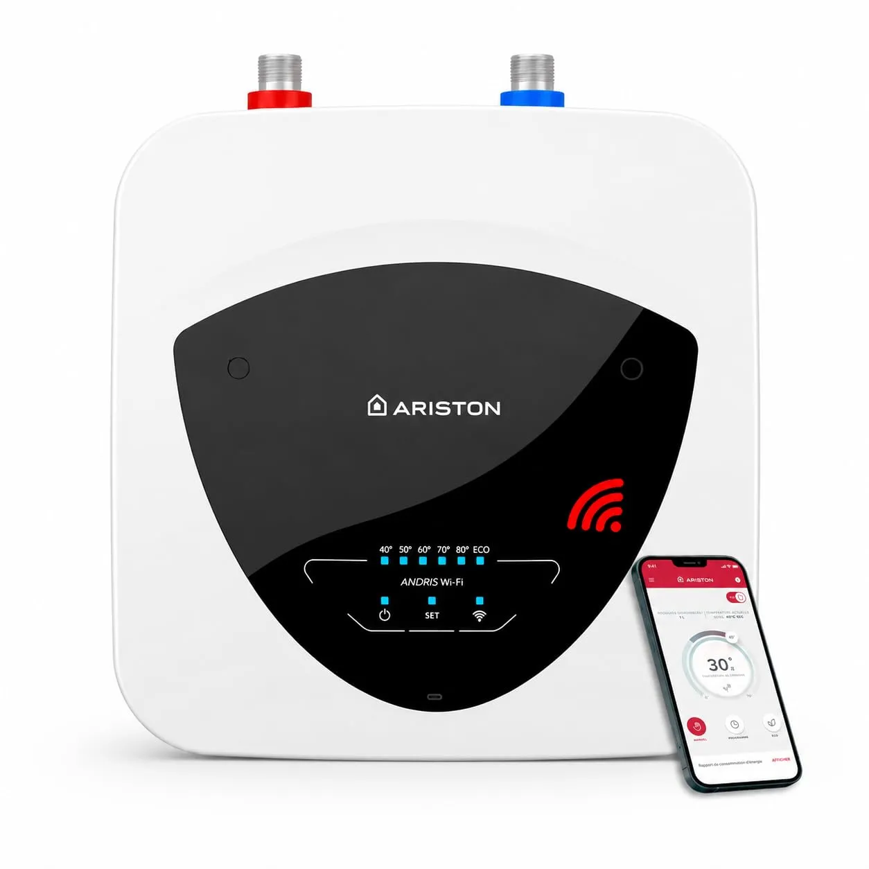 Ariston Hotpoint Andris Elite Wifi chauffe-eau 15 L sur-évier 2000W