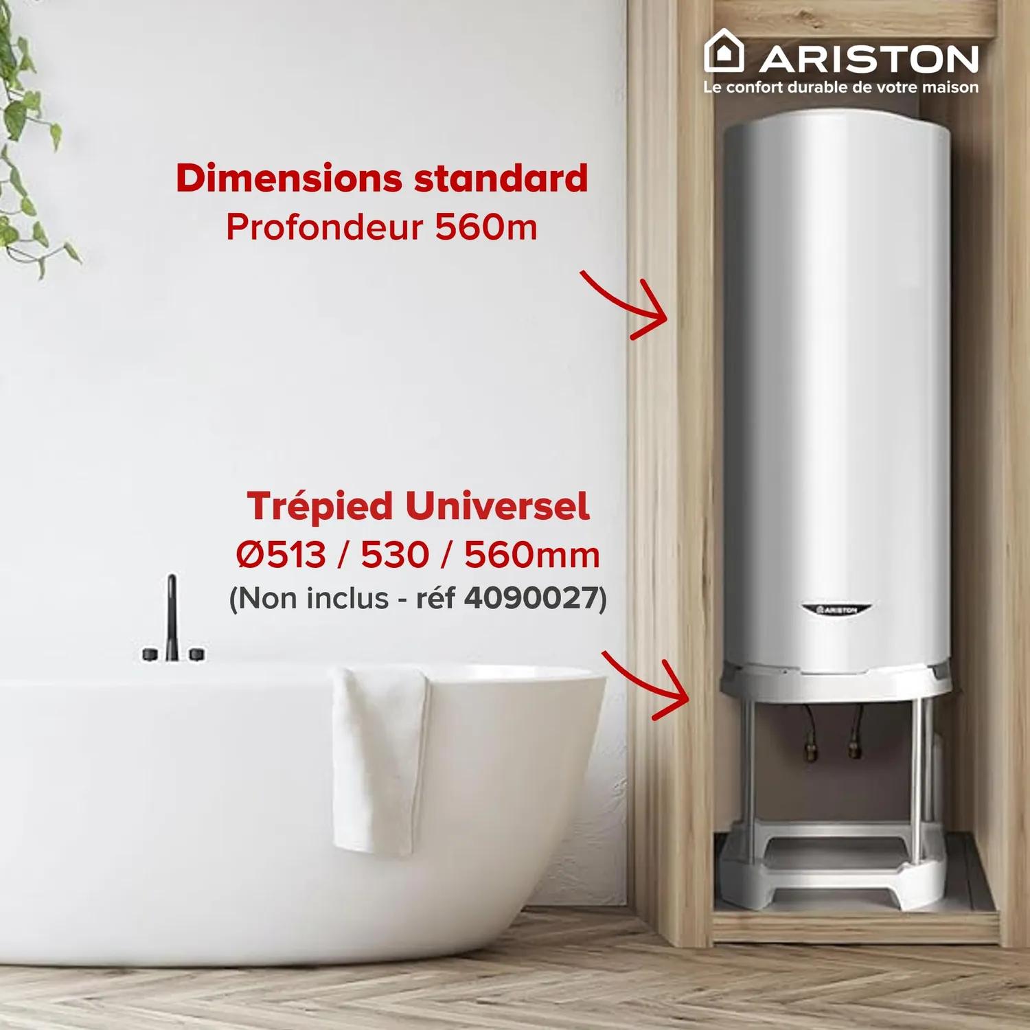 Ariston Hotpoint Initio 100L chauffe-eau 100 litres blindé