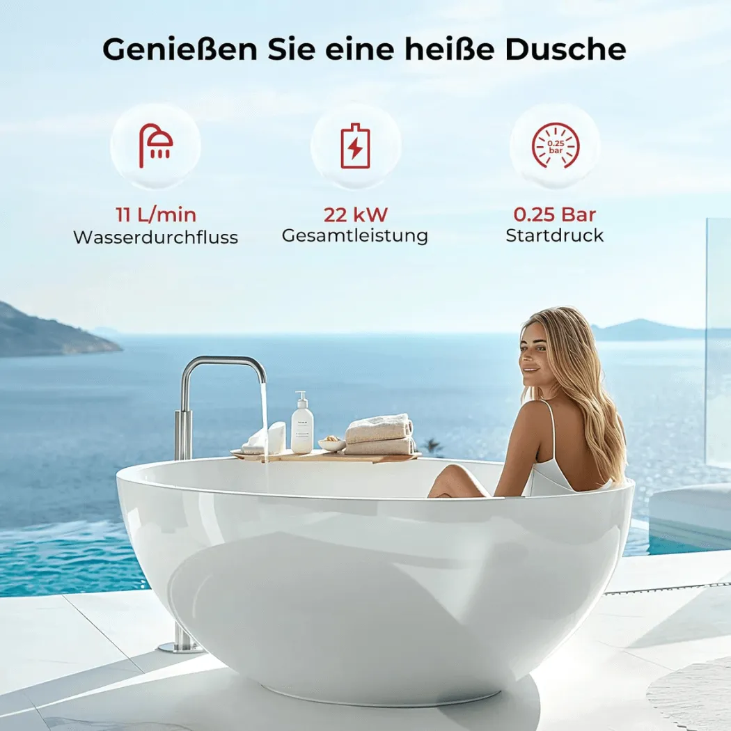 Camplux BD300NG chauffe-eau gaz sans réservoir 11L Low NOx