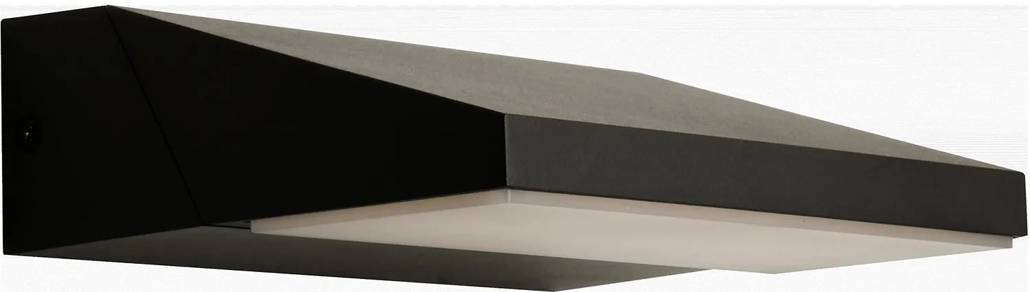 Voltman applique extérieure LED IP65 noire 1200 lm 3000K