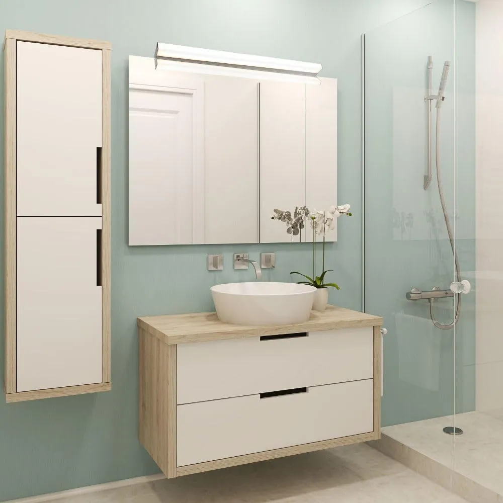 Voltman Khea réglette salle de bain 90cm chrome IP44