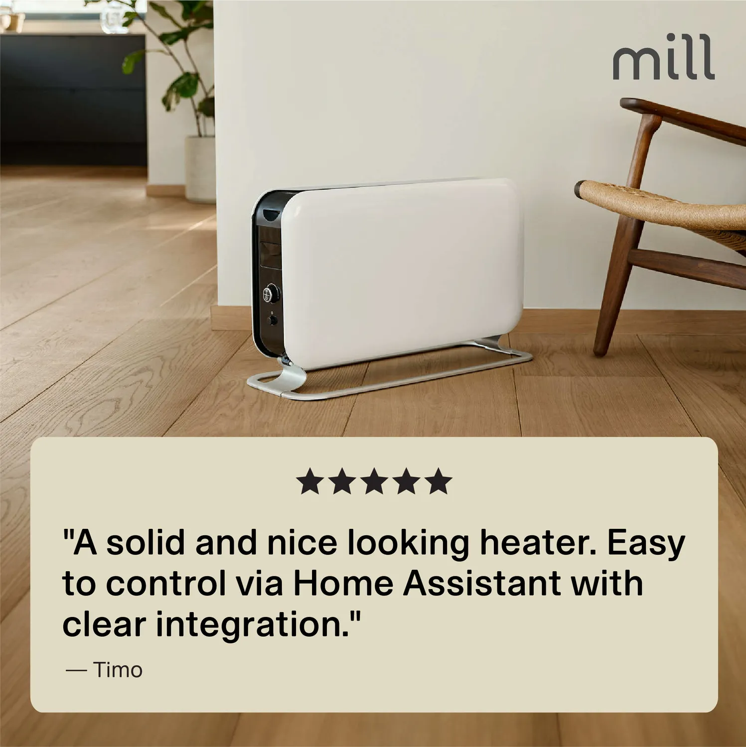 Mill WiFi Max chauffage portable 1500W connecté mobile