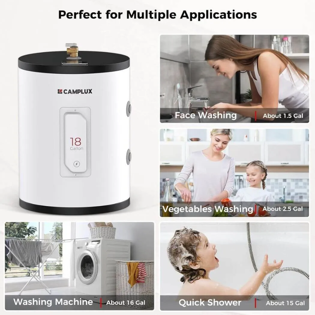 Camplux ECO chauffe-eau électrique 18 gallons 1500 W