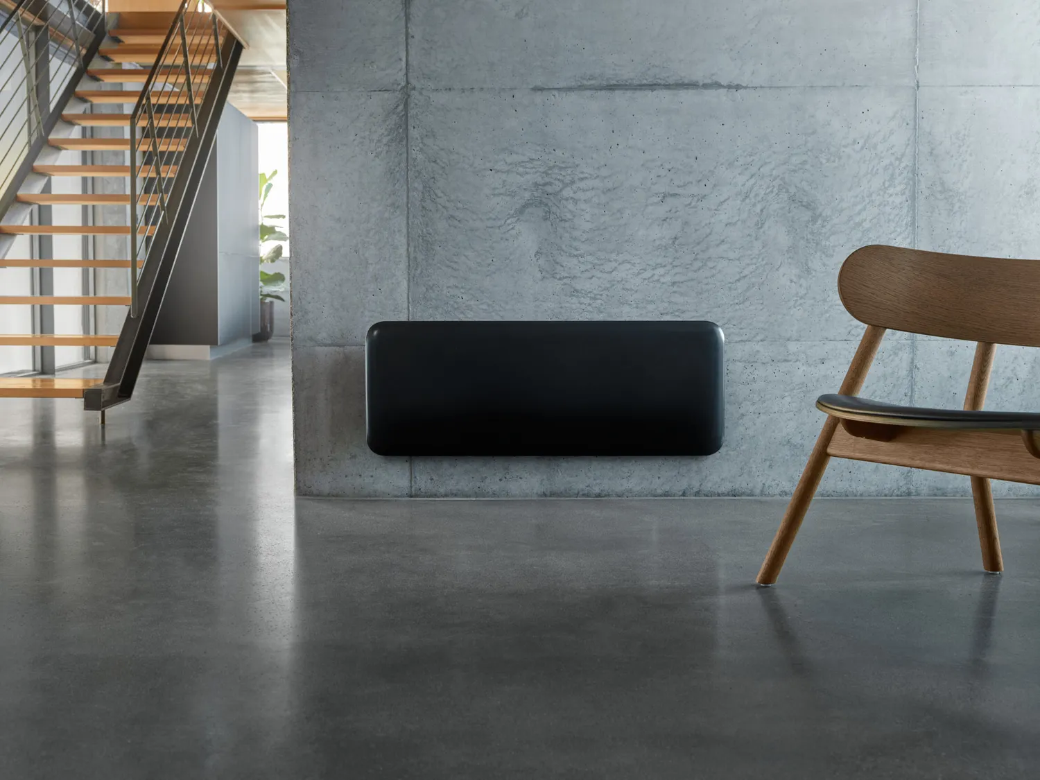 Mill Invisible Radiateur Panneau 1200W Noir Gen 4 WiFi
