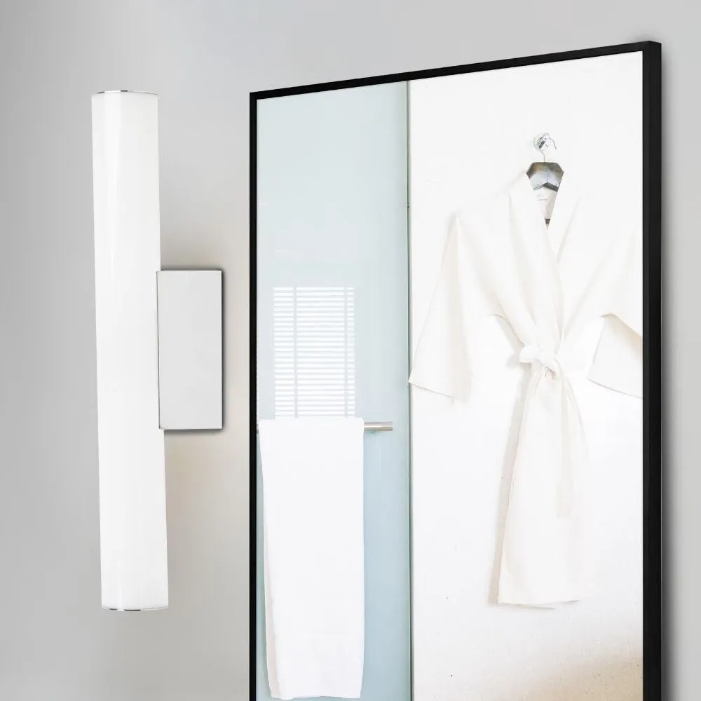 Voltman 30 cm applique salle de bain LED chrome 4000K IP44