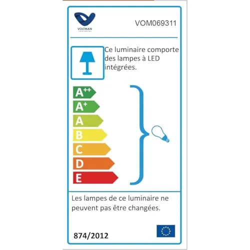 Voltman applique extérieure filaire GU10 IP44 grise