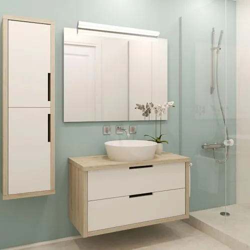 Voltman Khea réglette salle de bain 90cm chrome IP44