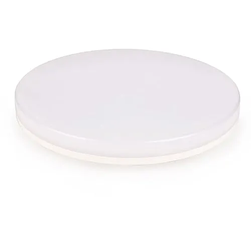 Voltman plafonnier rond LED 24 W IP44 blanc salle de bain