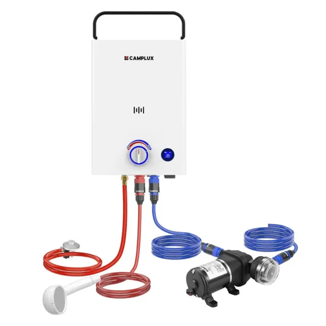 Camplux F10 PRO chauffe-eau gaz portable 10L 37 mbar