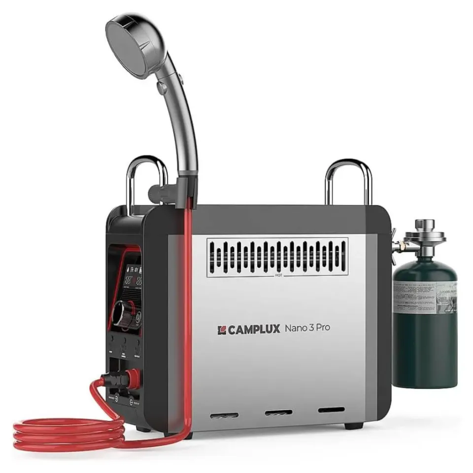 Camplux Nano 3 Pro chauffe-eau gaz portable sur batterie