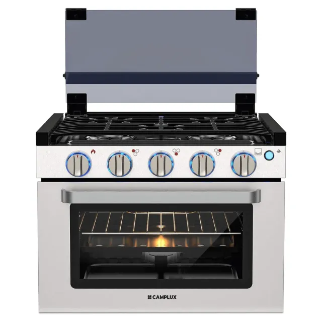 Camplux Classic cuisinière four gaz 3 feux 17 pouces