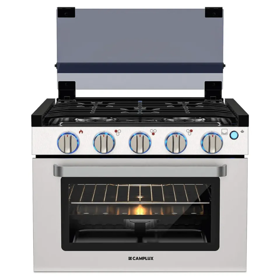Camplux Classic cuisinière four gaz 3 feux 17 pouces
