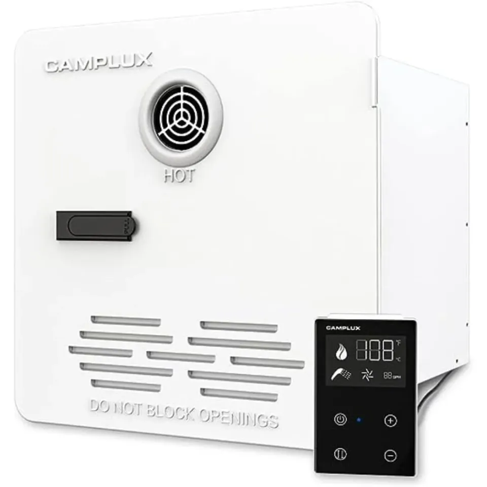 Camplux Chauffe-eau camping-car 2.64 GPM 10L blanc
