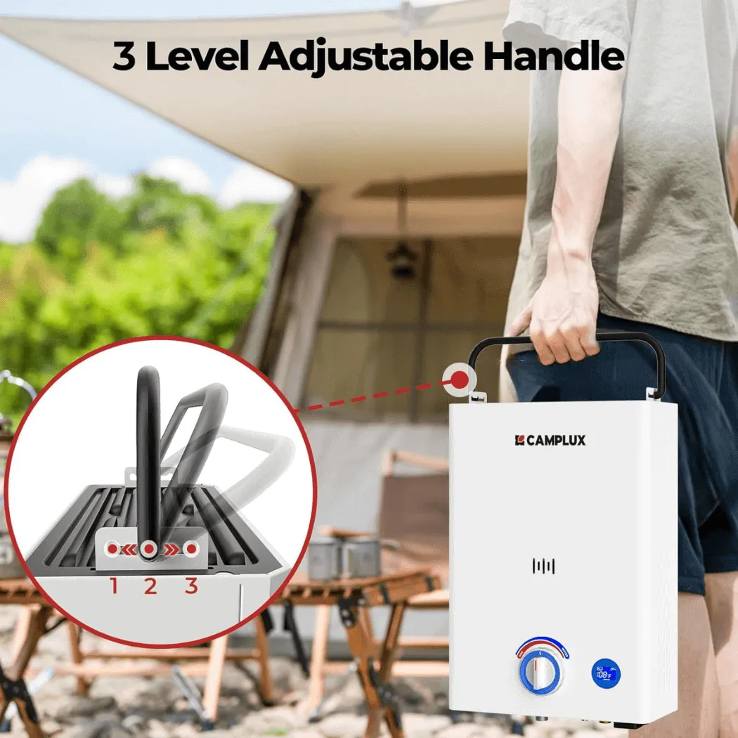 Camplux First F10 chauffe-eau gaz portable 10 L extérieur