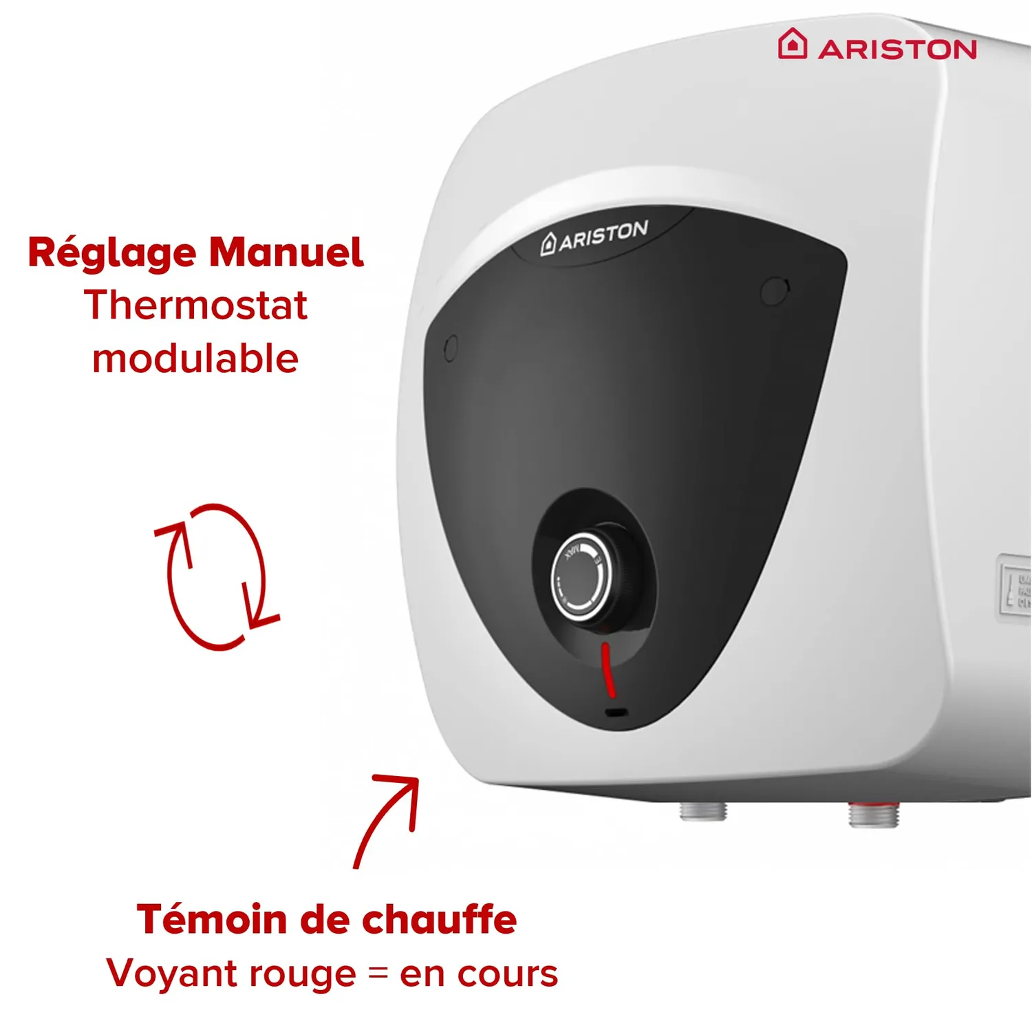 Ariston Hotpoint Andris Lux chauffe-eau 30L sur-évier