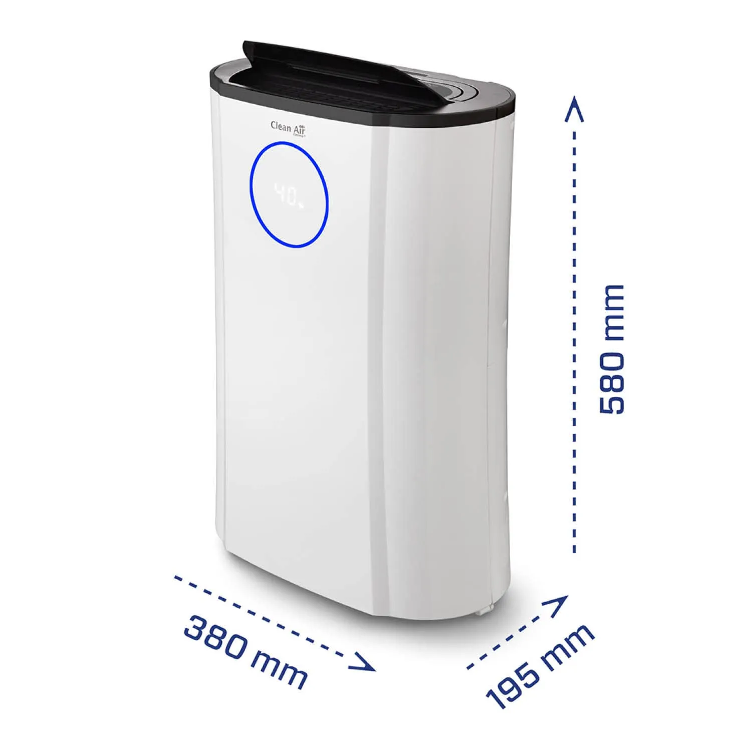 Clean Air Optima CA-704 purificateur 70 m² noir ivoire 39 dB