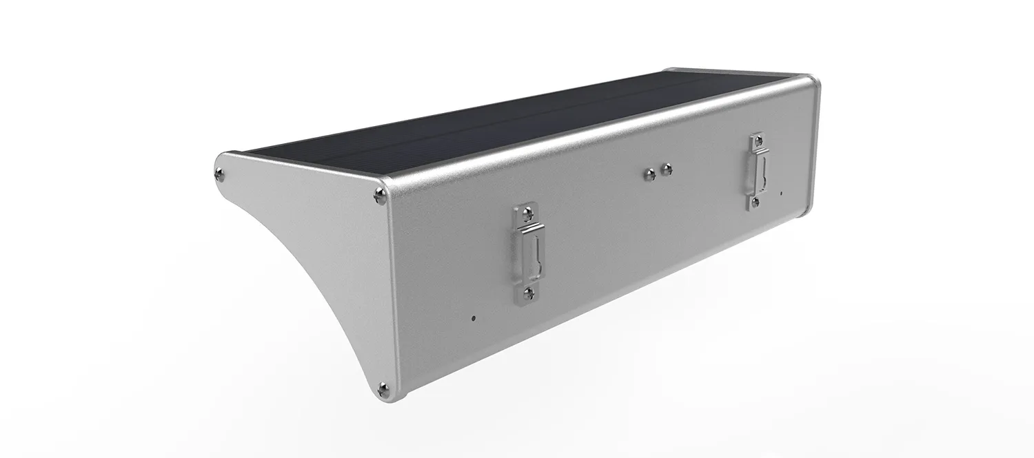 Voltman Akov applique solaire 30 cm 1100 lm détecteur